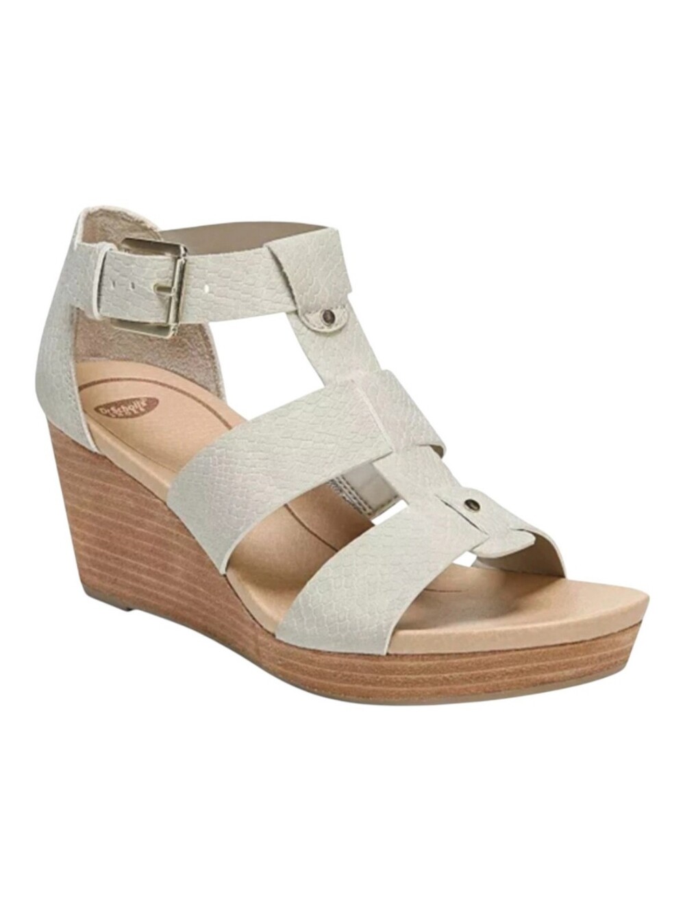 NIB Dr. Scholl's Barton Wedge Sandal, Womens 8 Wide